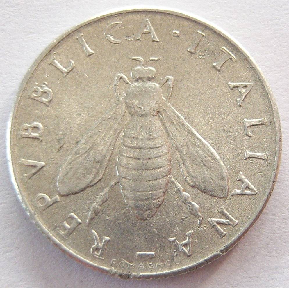  Italien 2 Lire 1954 Alu   