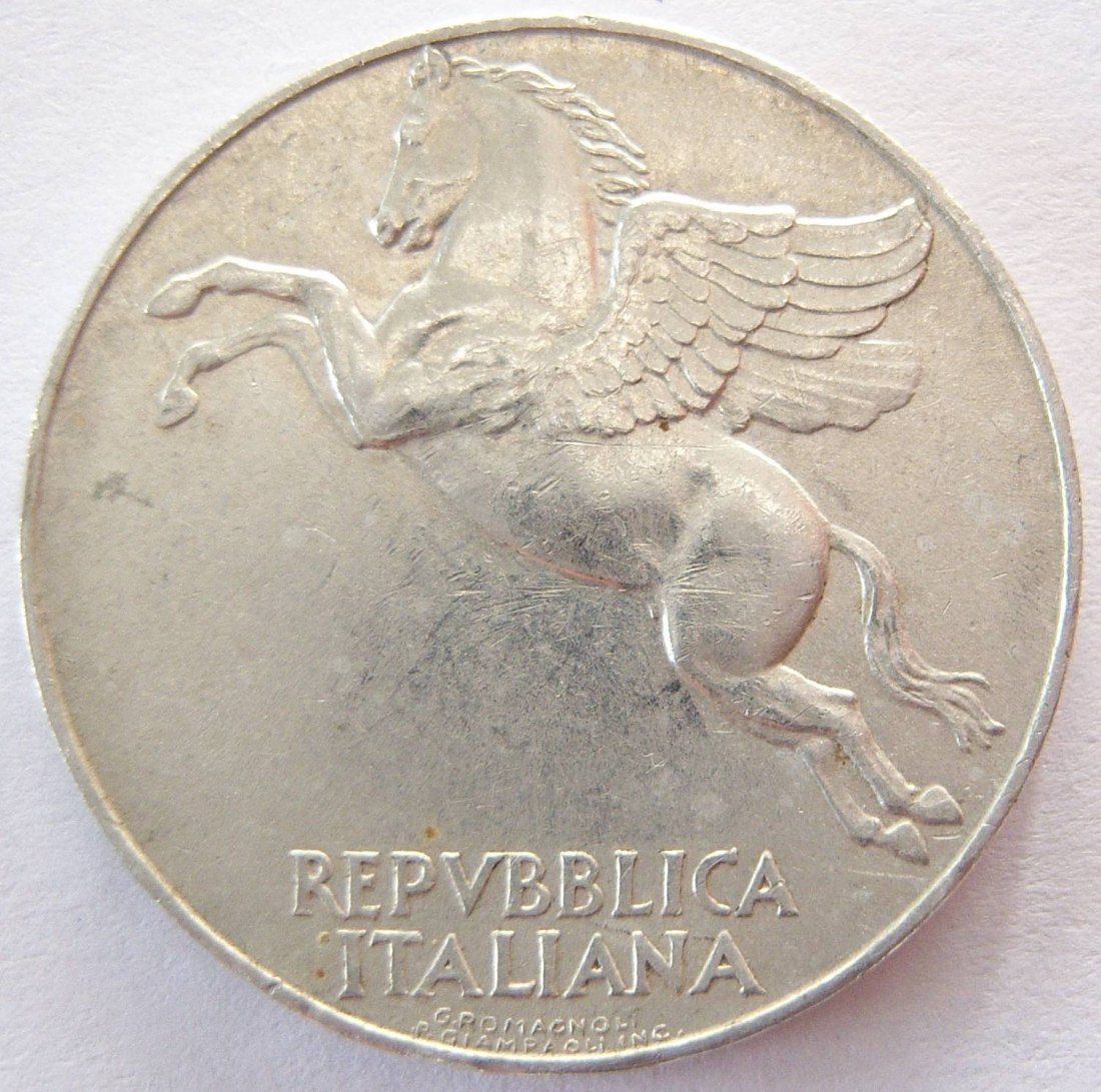  Italien 10 Lire 1949 Alu   