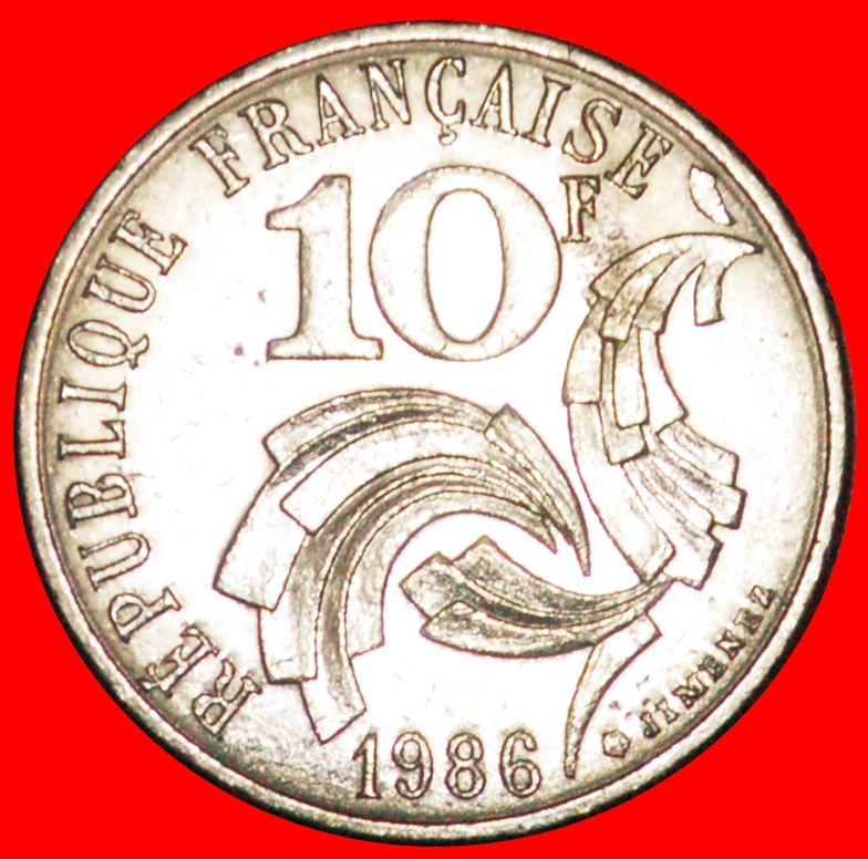  · BRETAGNE BERÜHRT KEINE KANTE: FRANKREICH ★ 10 FRANCS 1986 VZGL STEMPELGLANZ! OHNE VORBEHALT!   