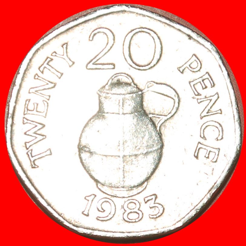  · MILK CAN: GUERNSEY ★ 20 PENCE 1983! LOW START ★ NO RESERVE!   