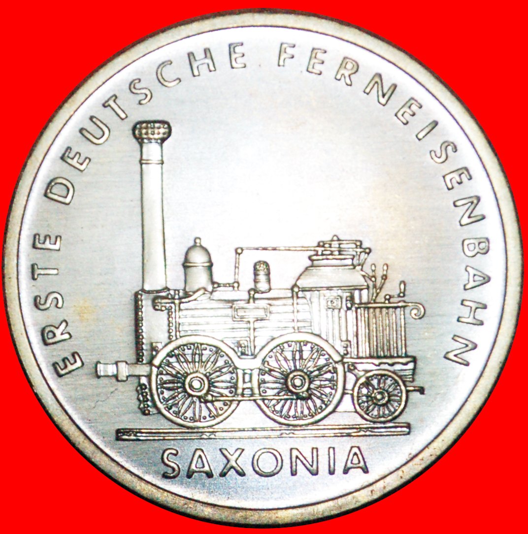 · SAXONIA 1839: DEUTSCHE DEMOKRATISCHE REPUBLIK ★ 5 MARK 1988A! OHNE VORBEHALT!