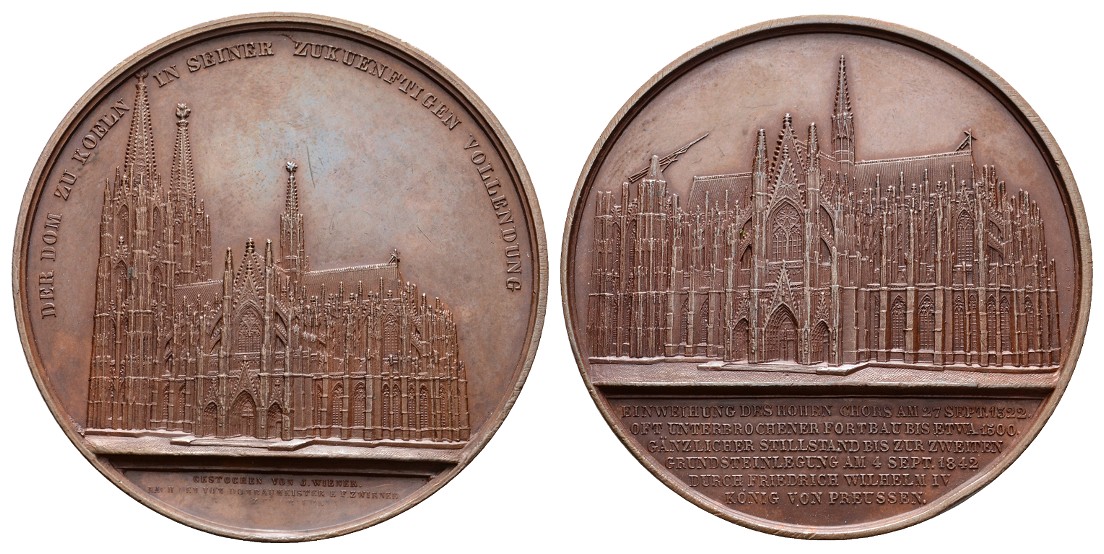  Linnartz KÖLN Bronzemedaille 1848   