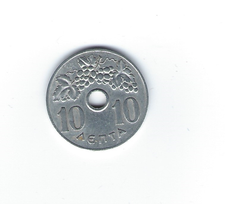  Griechenland 10 Lepta 1966   