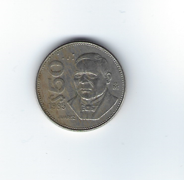  Mexiko 50 Pesos 1985   