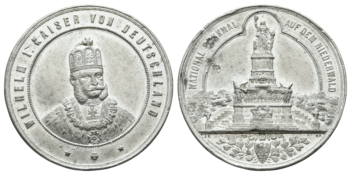 Preußen, Medaille o.J., Zinn; 45,99 g, Ø 50,9 mm   