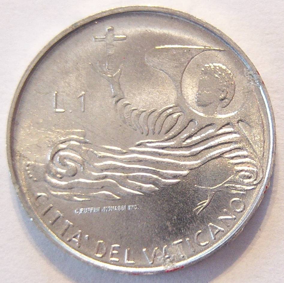  Vatikan 1 Lira 1969   