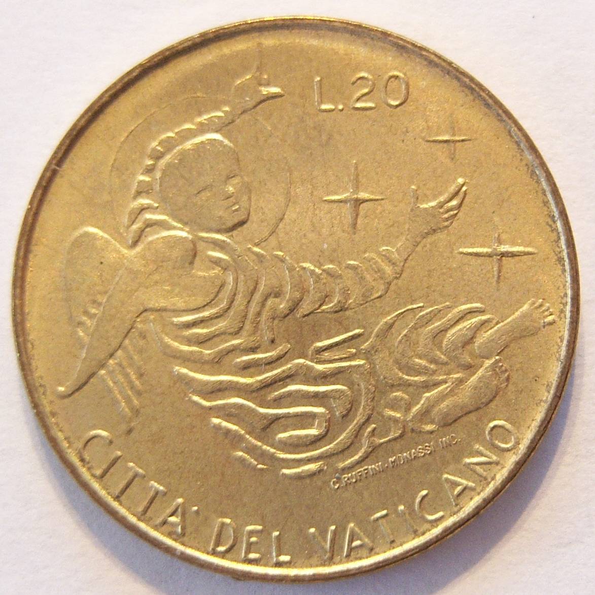  Vatikan 20 Lire 1969   