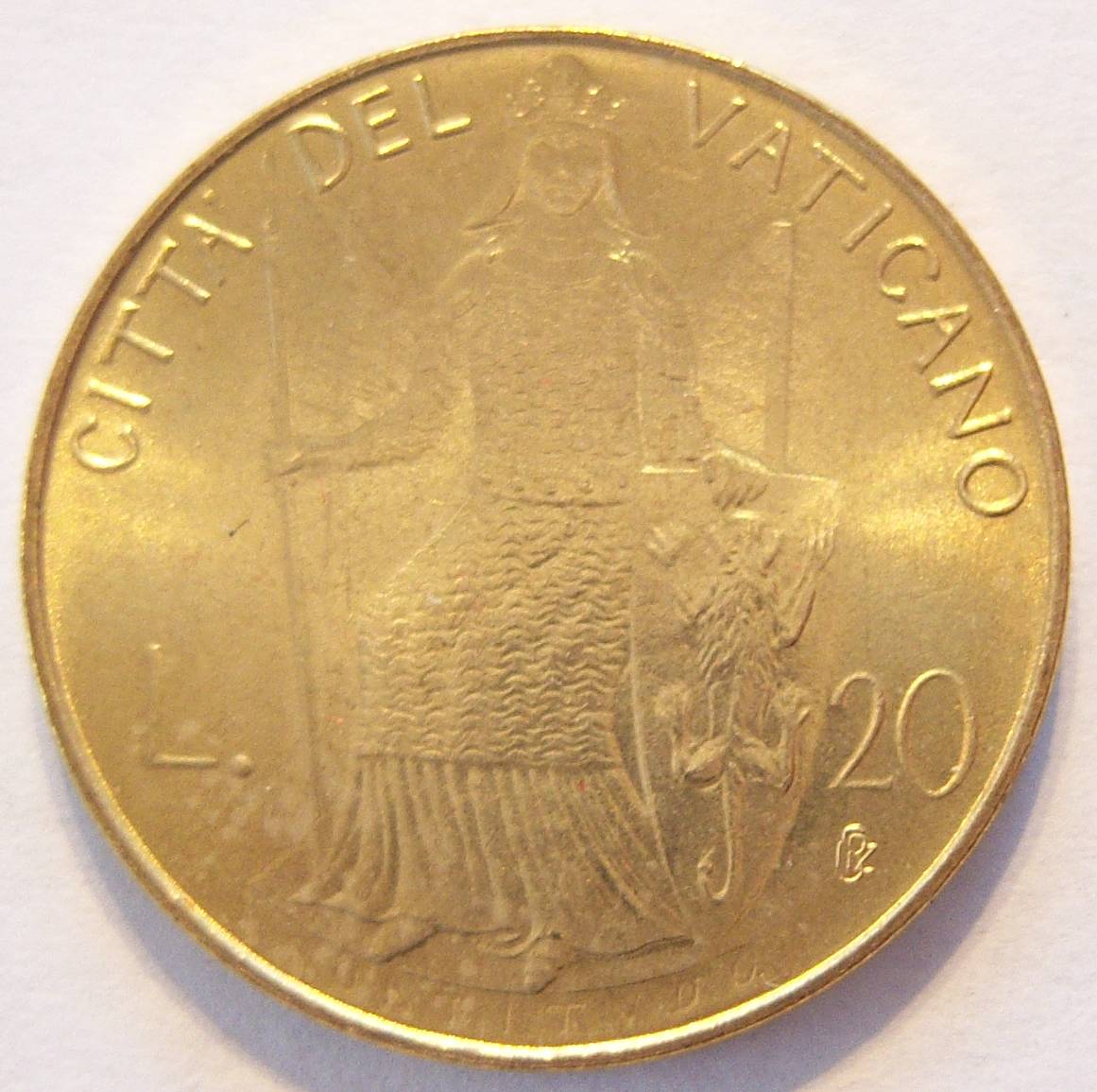  Vatikan 20 Lire 1979   