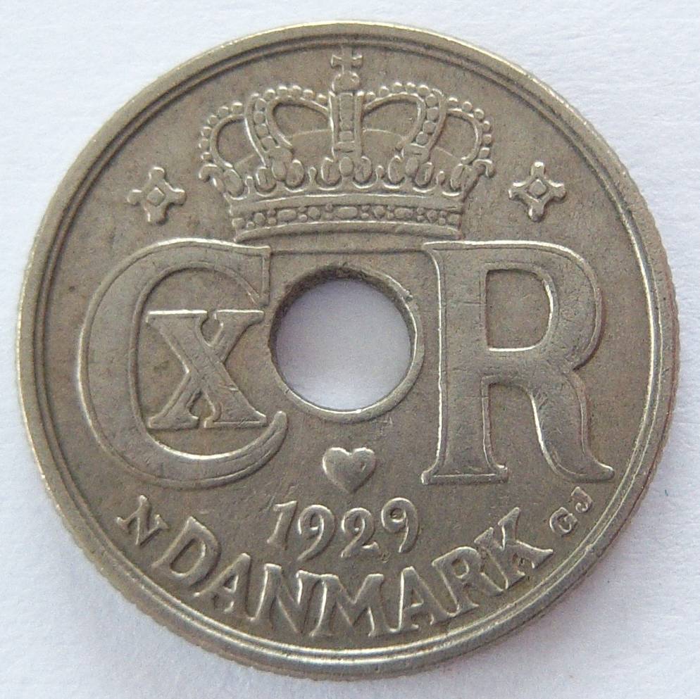  Dänemark 10 Öre 1929   