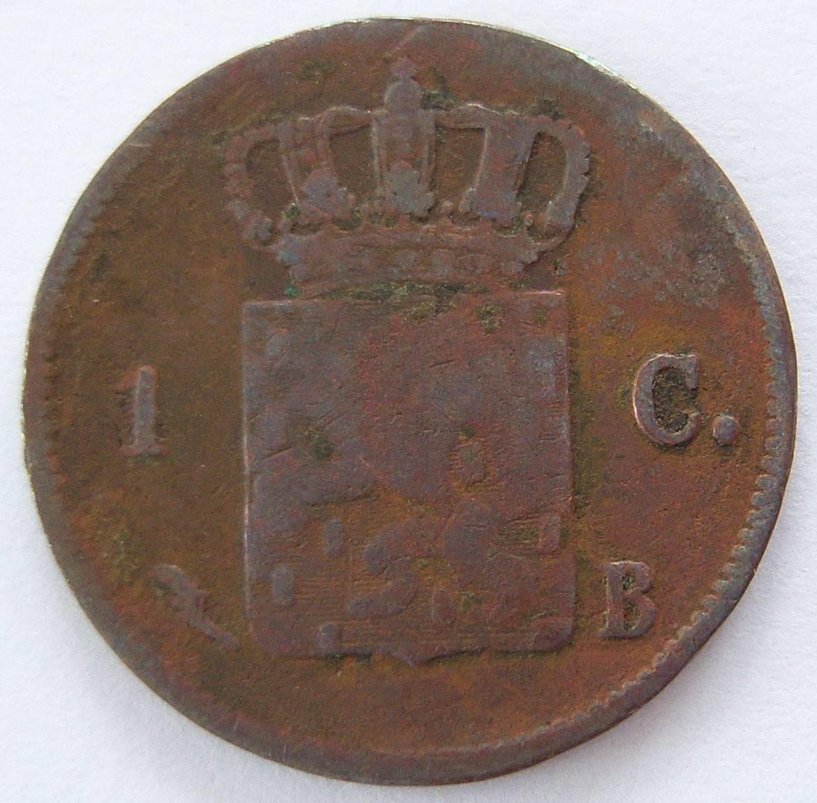  Niederlande 1 Cent 1823 B   