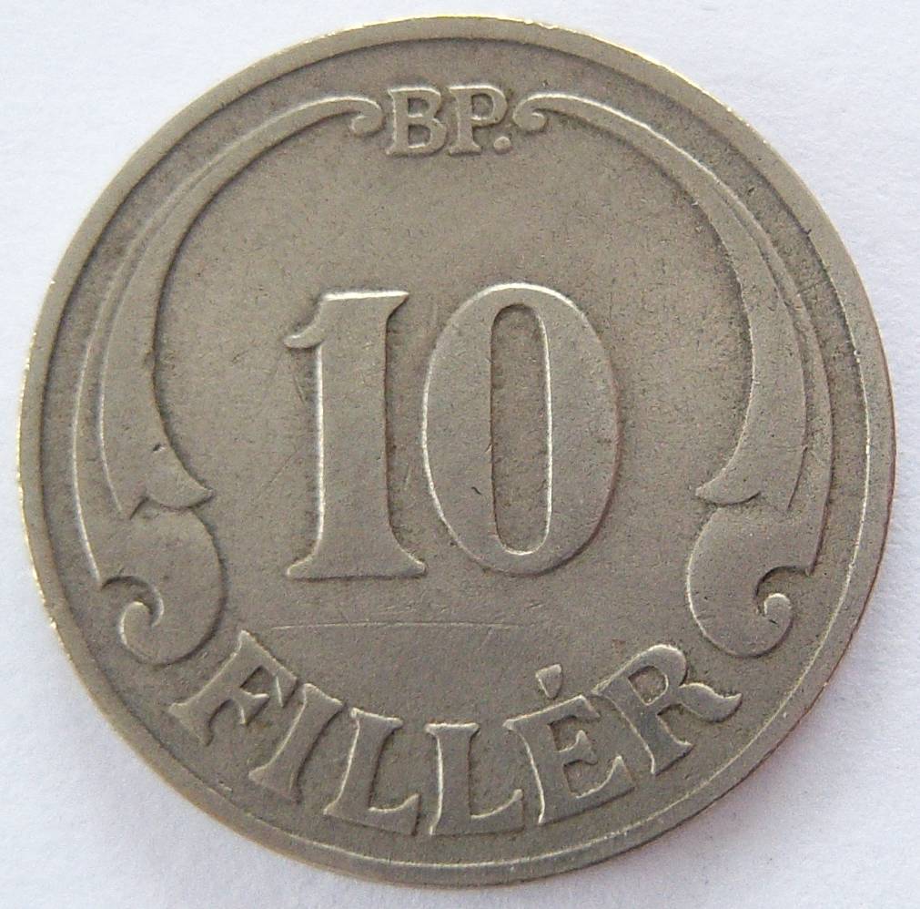  Ungarn 10 Filler 1927   