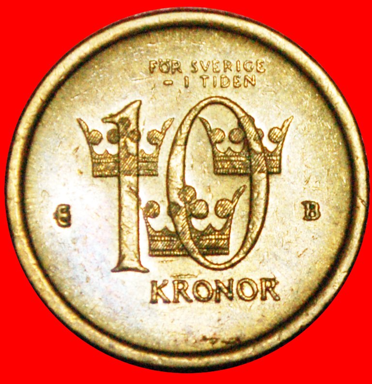  · THREE CROWNS (2001-2009): SWEDEN ★ 10 KRONOR 2001! DISCOVERY COIN! LOW START ★ NO RESERVE!   