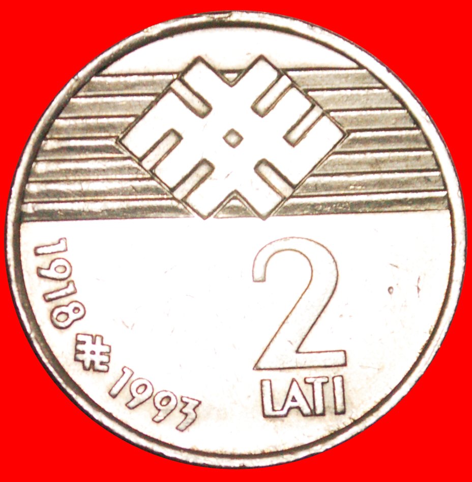 · FINNLAND: lettland (früher die UdSSR, russland) ★ 2 LATS 1918-1993 UNGEWÖHNLICH! OHNE VORBEHALT!