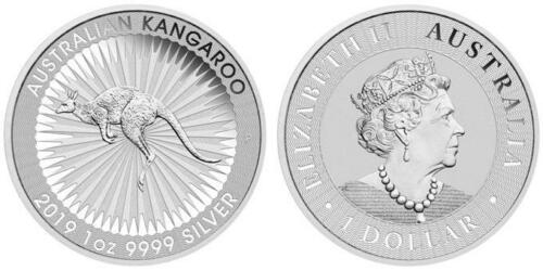 Australien 1 Dollar 2019 Kängeruh 1OZ./UNZE 31,1g 999er UNC.-