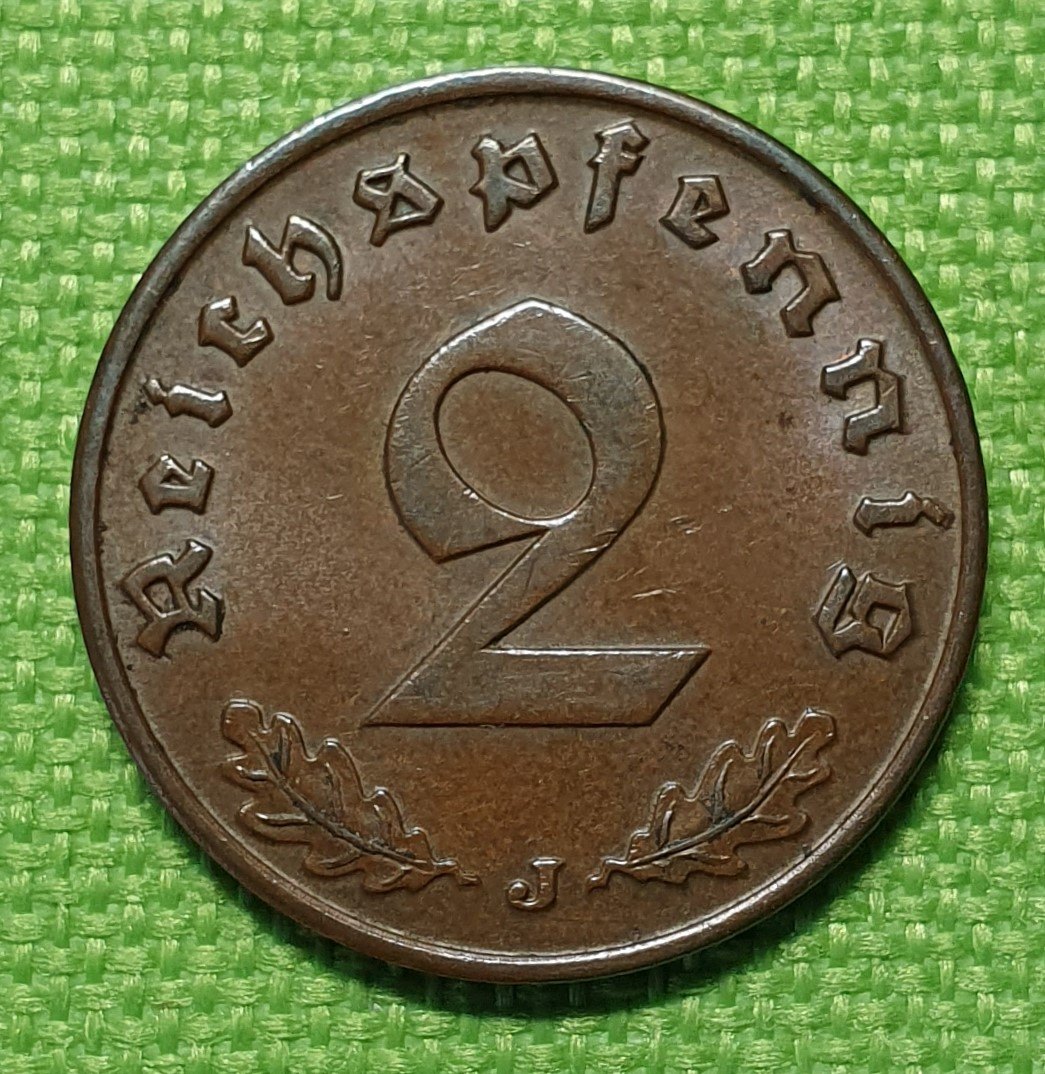 Drittes Reich: 2 Reichspfennig 1937 J Deutsches Reich vorzügliche Münze Original