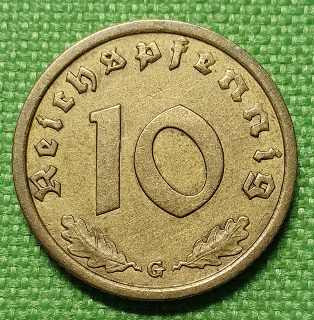 Drittes Reich: 10 Reichspfennig 1937 G Deutsches Reich vorzügliche Münze Original