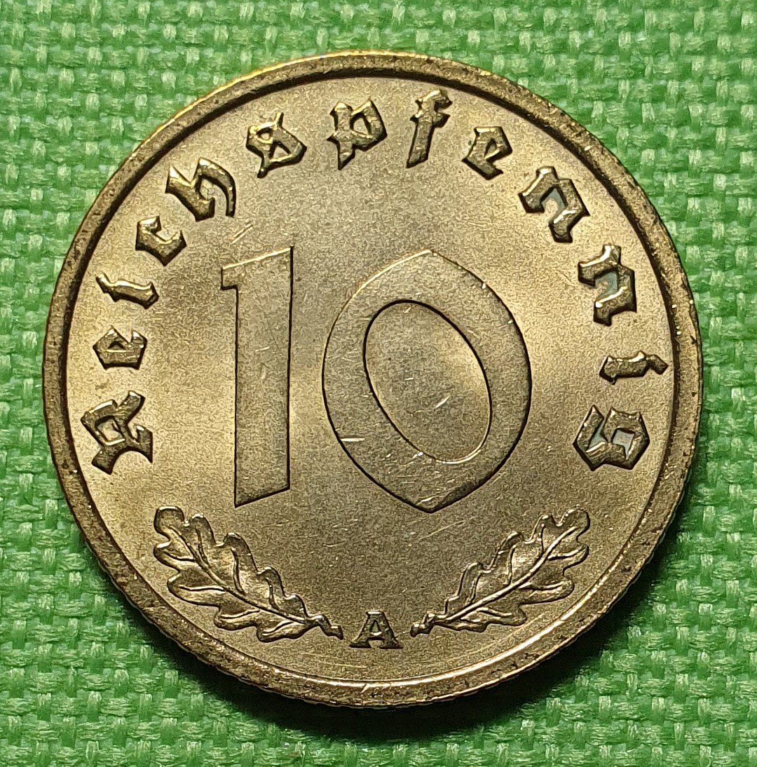Drittes Reich: 10 Reichspfennig 1937 A Deutsches Reich vorzügliche Münze Original