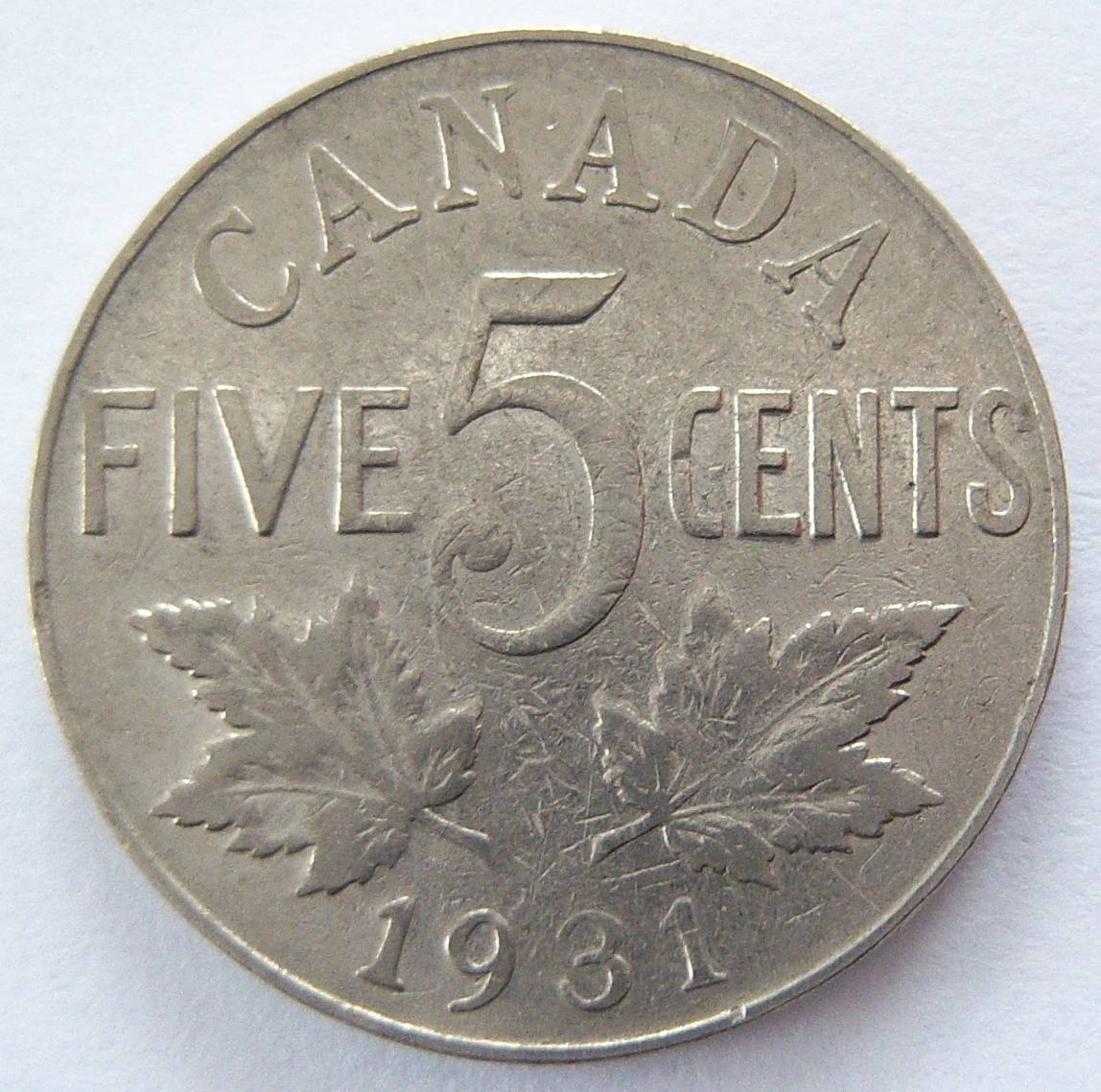  Kanada 5 Cents 1931   