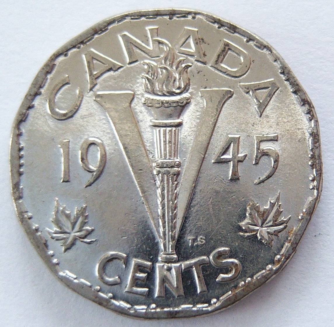  Kanada 5 Cents 1945   