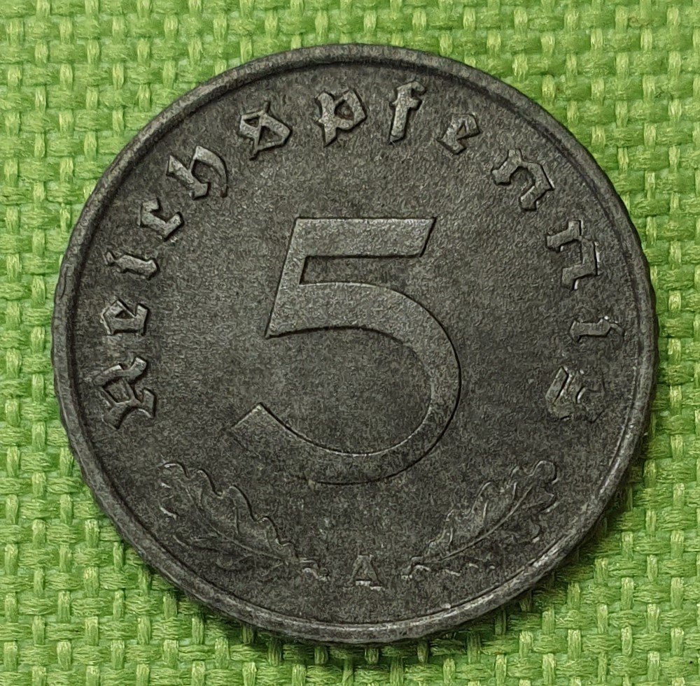 Alliierte Besatzung: 5 Reichspfennig 1948 A Deutsches Reich vorzügliche Münze Original