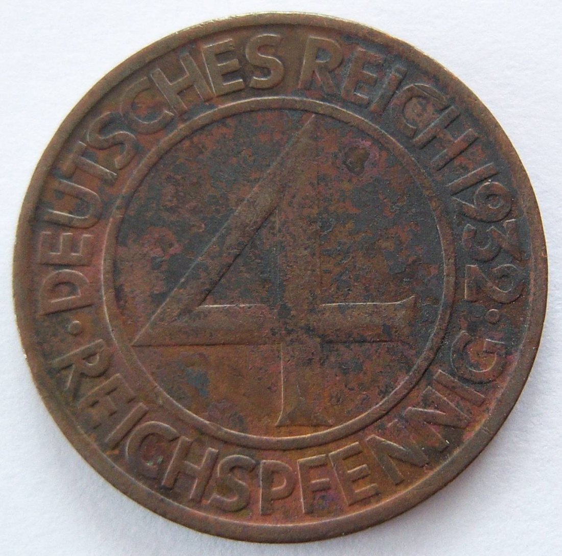  Deutsches Reich 4 Pfennig 1932 A   