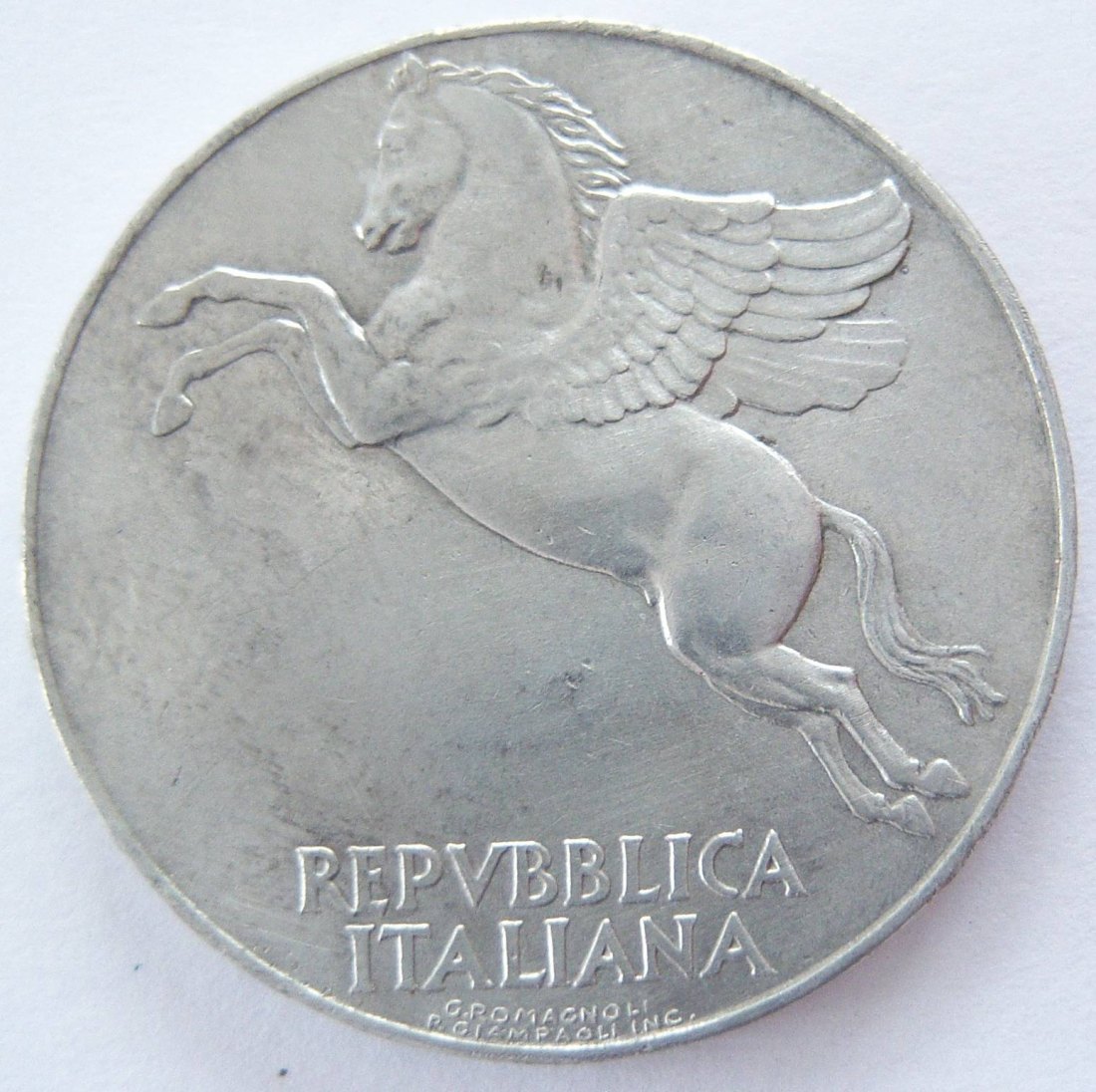  Italien 10 Lire 1949 Alu   