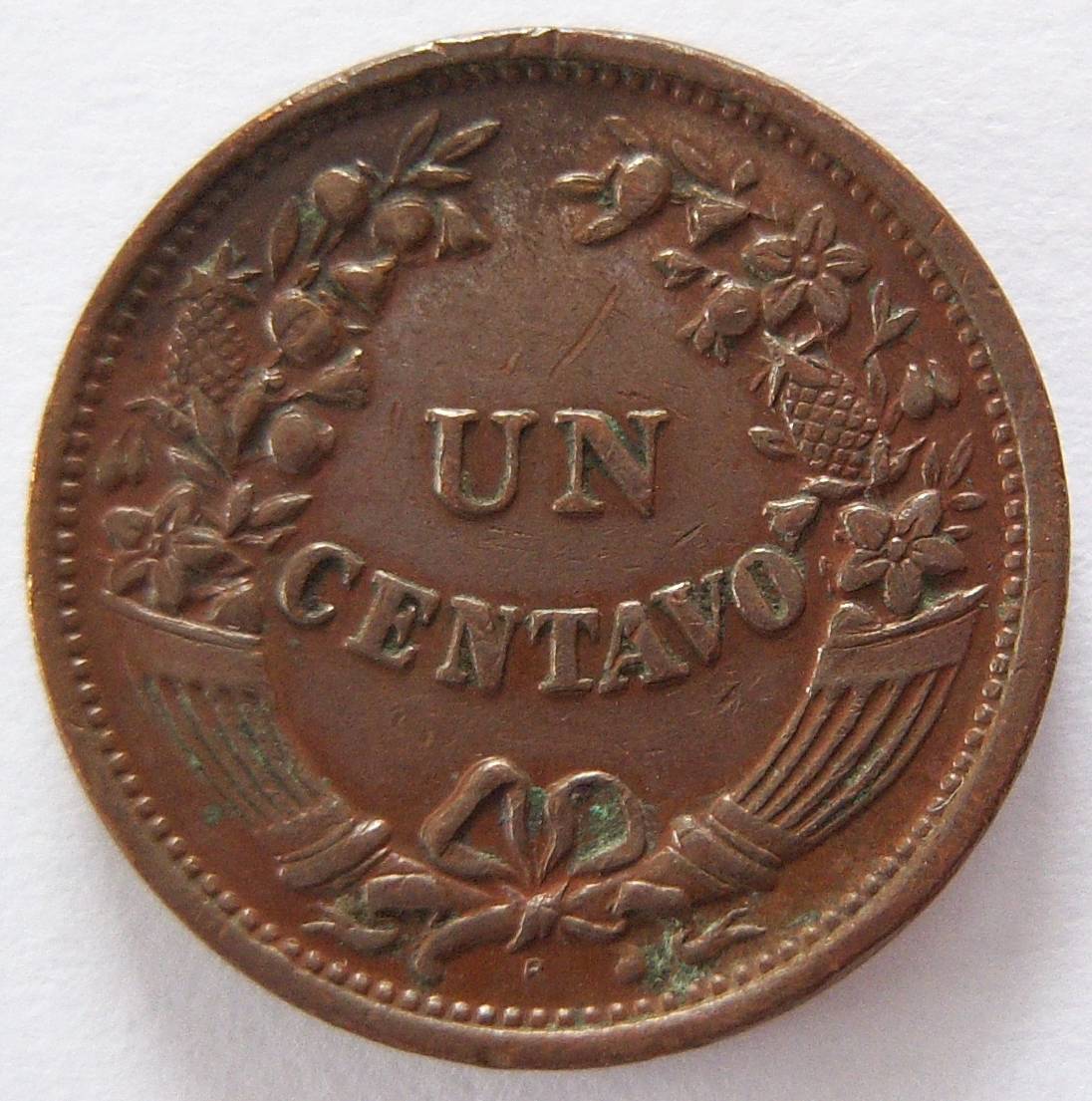  Peru Un 1 Centavo 1937 R   