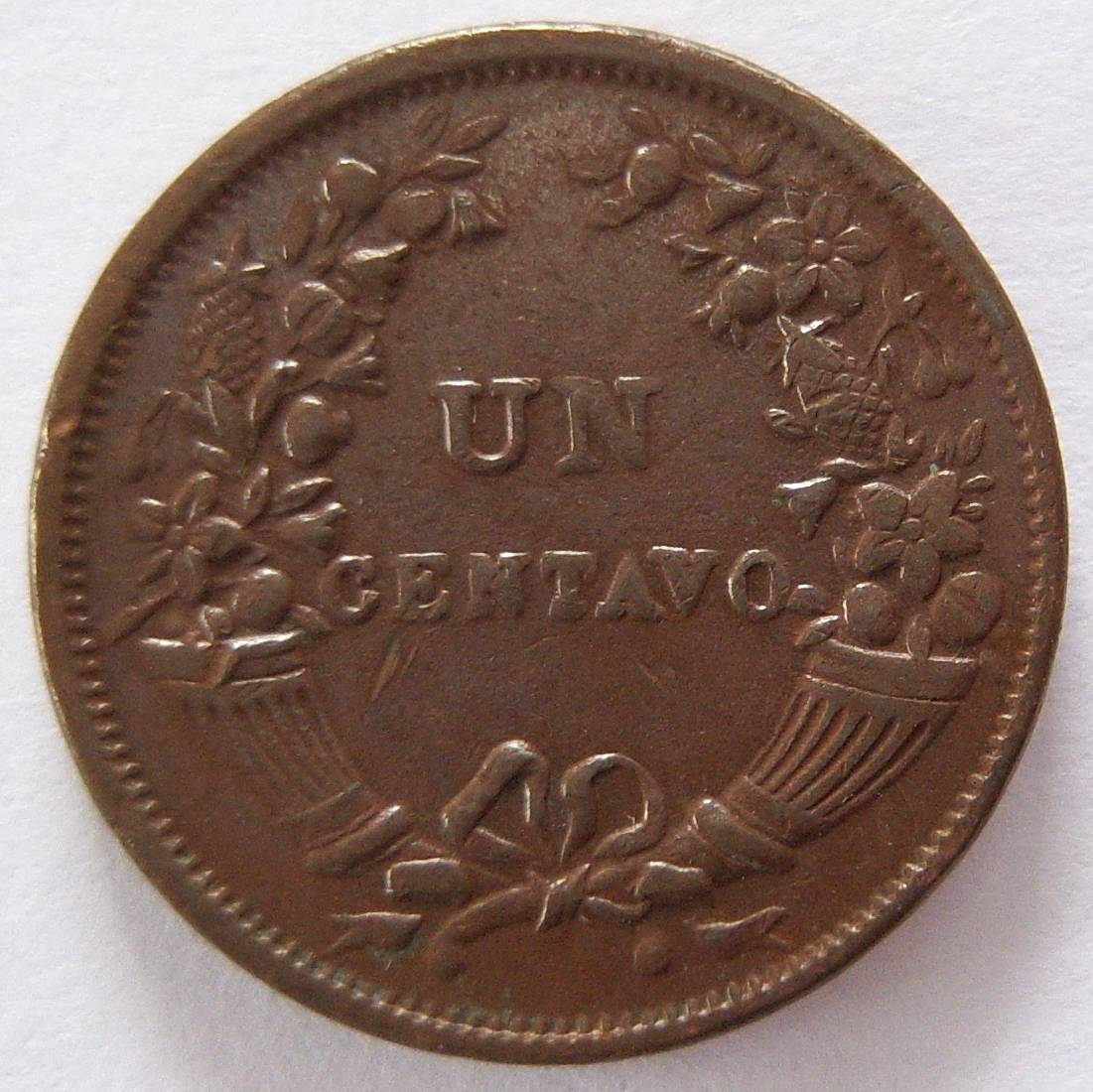  Peru Un 1 Centavo 1941   