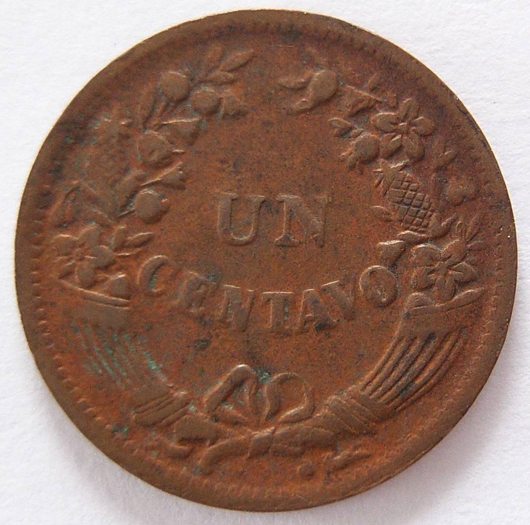  Peru Un 1 Centavo 1944   