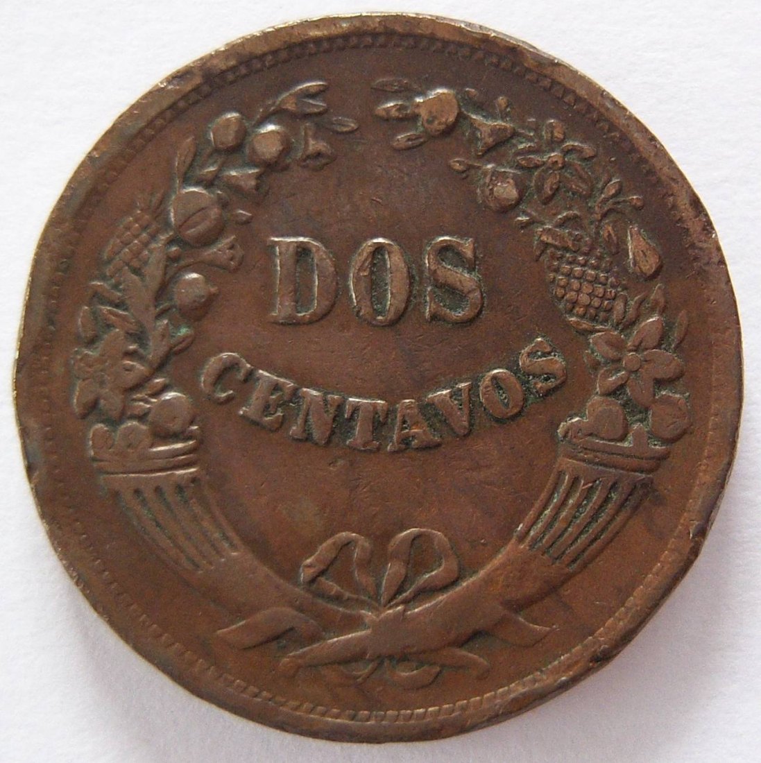  Peru Dos 2 Centavos 1936 C   