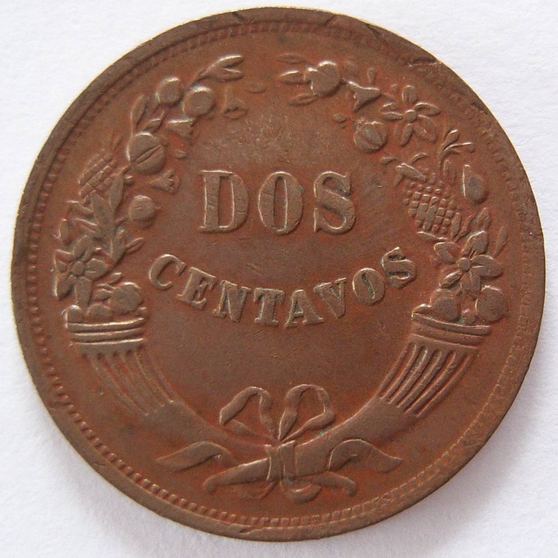  Peru Dos 2 Centavos 1945   