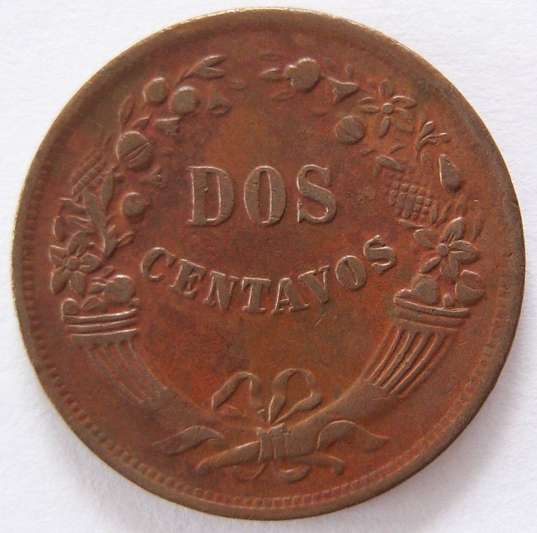  Peru Dos 2 Centavos 1948   