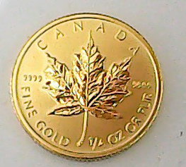 Canada Maple Leaf 1/4 oz Goldmünze 2014 999/1000