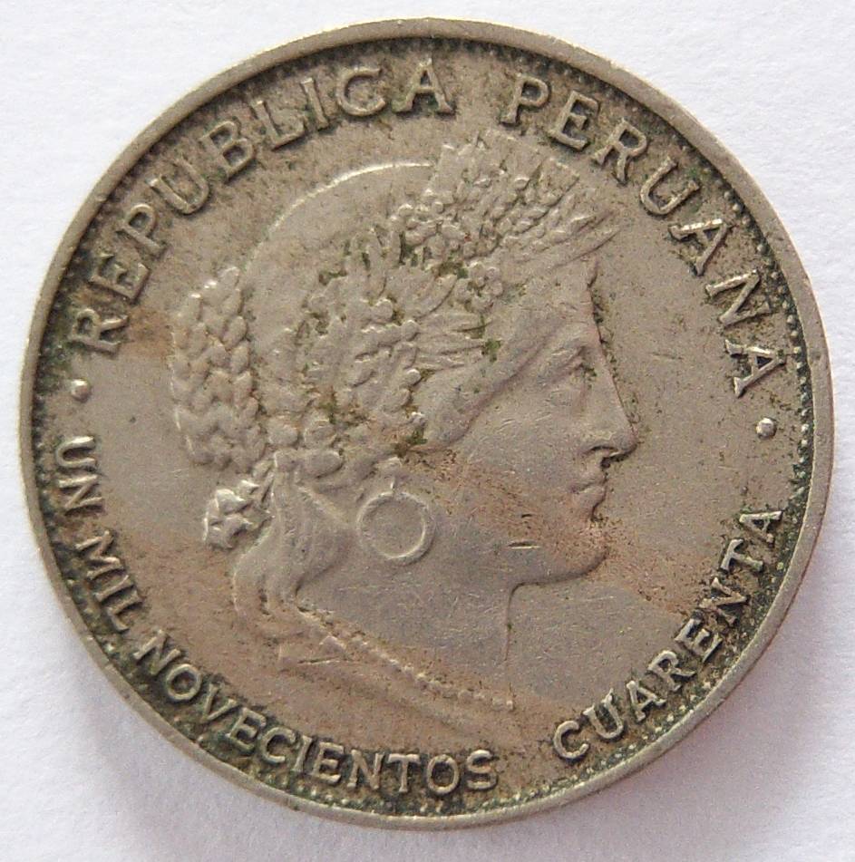  Peru 5 Centavos 1940   