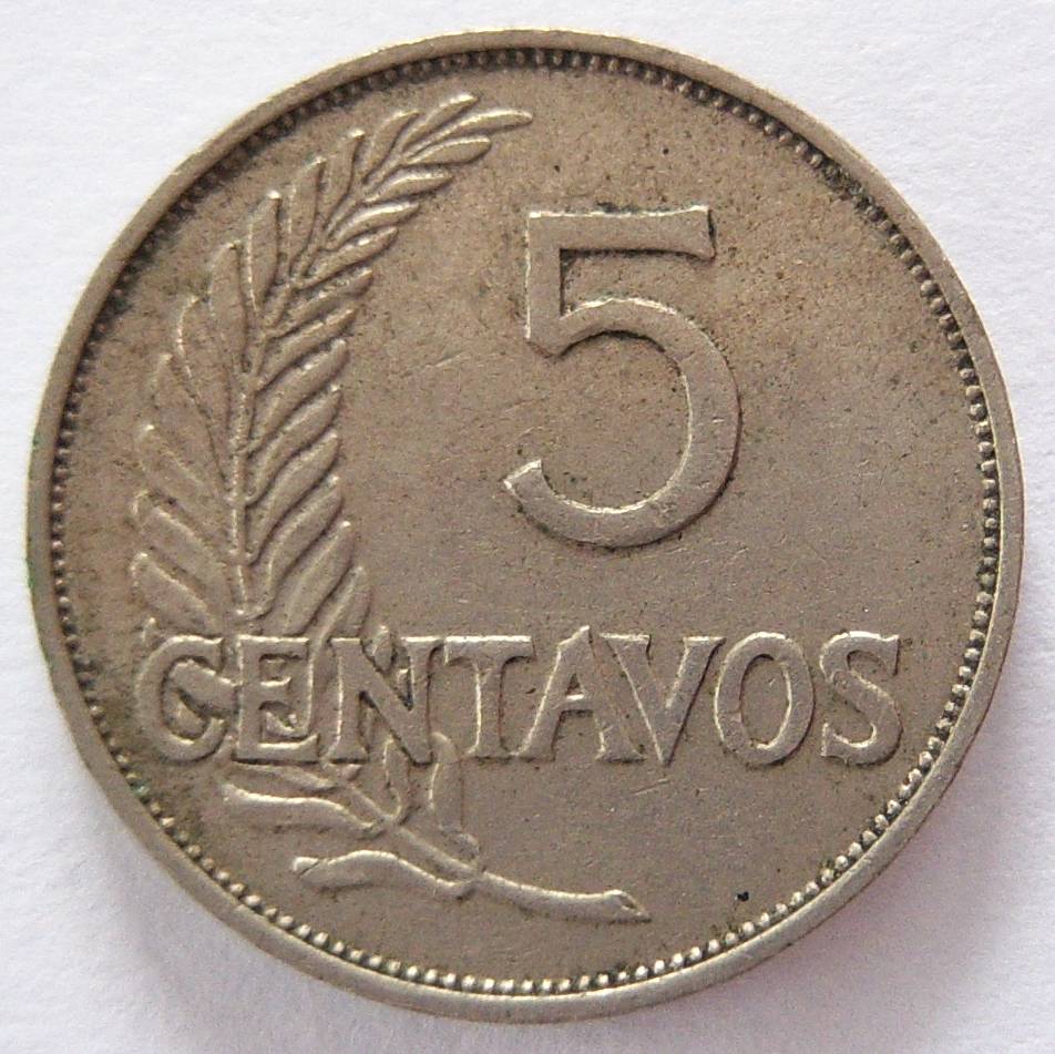  Peru 5 Centavos 1940   