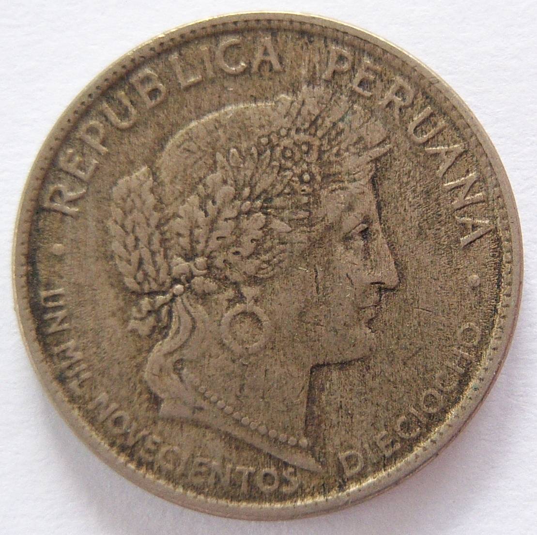  Peru 10 Centavos 1918   