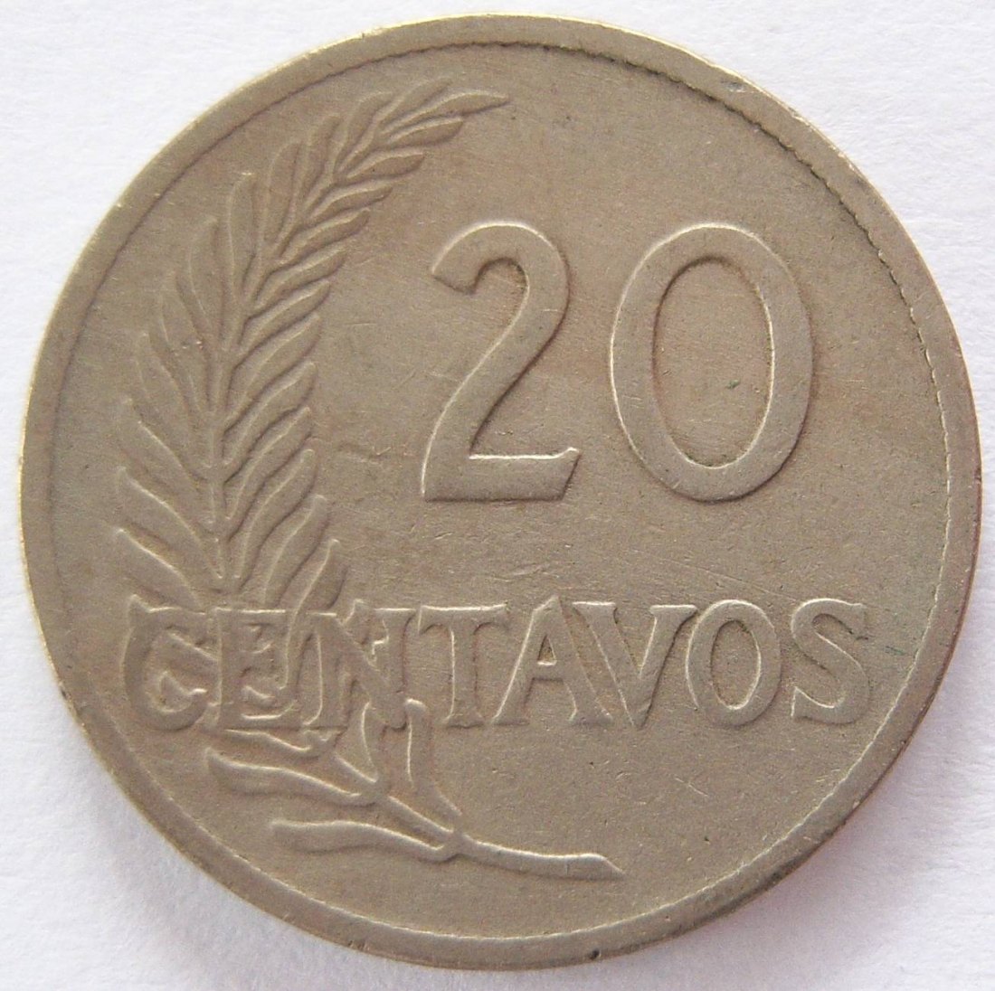  Peru 20 Centavos 1926   