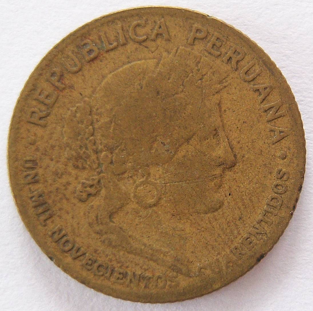  Peru 10 Centavos 1942   