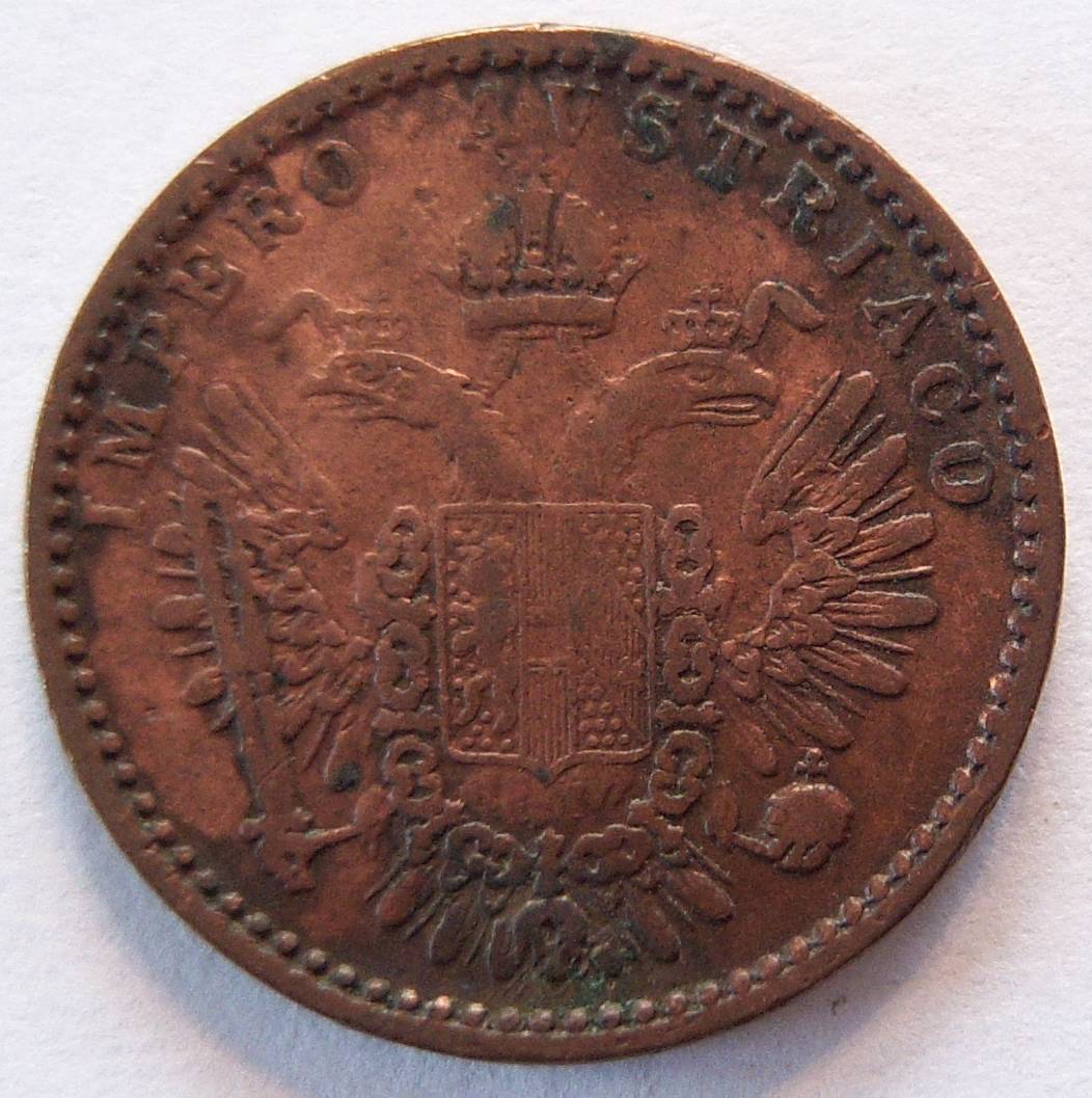  Italien Lombardei Venetien Österreich 3 Centesimi 1852 M   