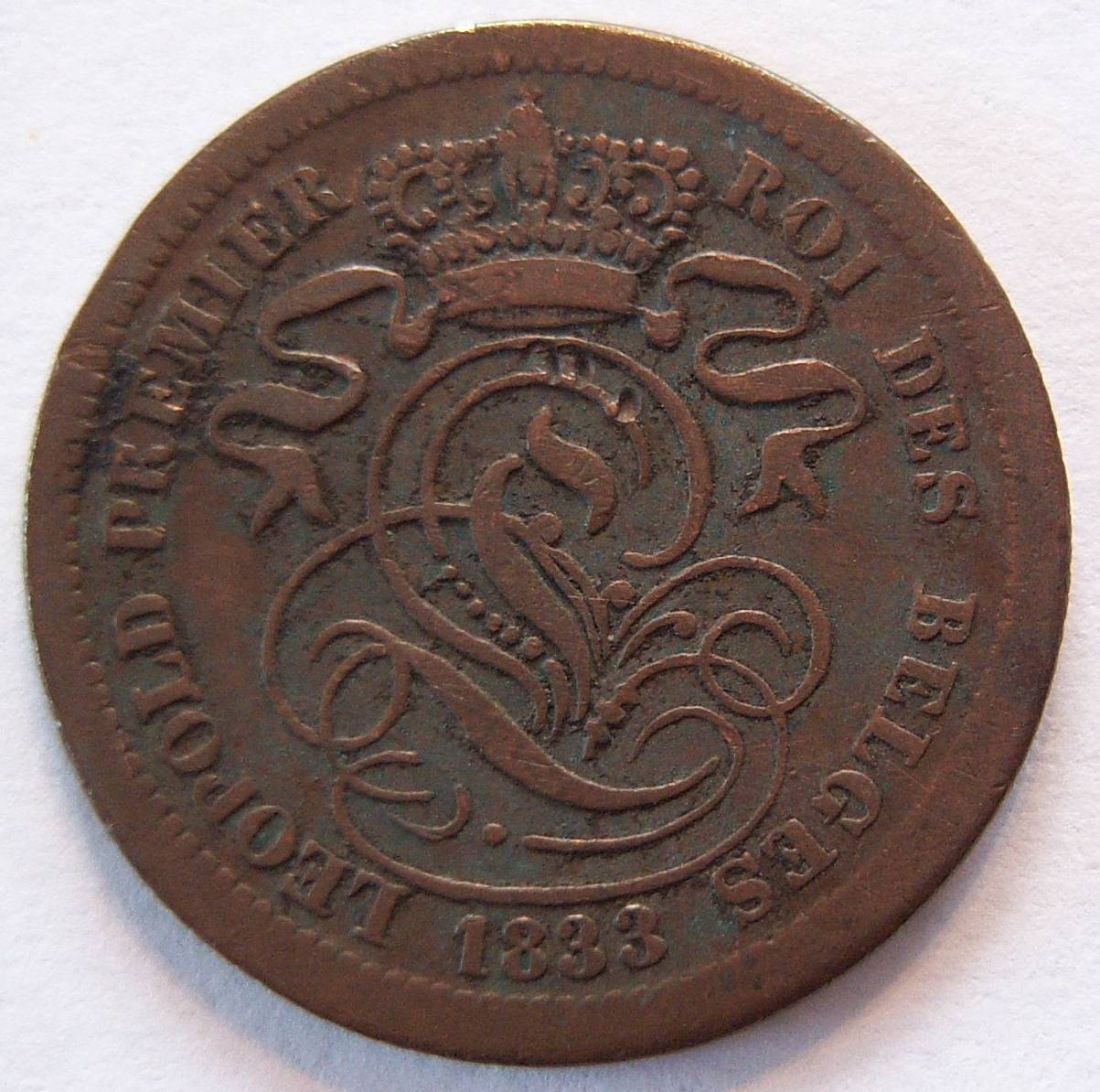  Belgien 2 Centimes 1833   