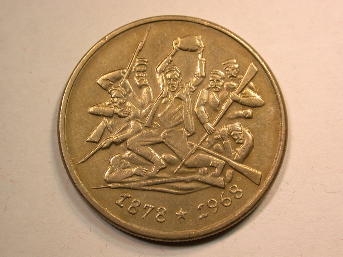 D14 Bulgarien 2 Lewa 1969 1878-1968 in ss/vz Originalbilder