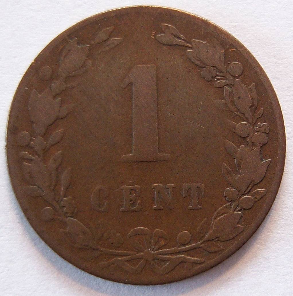  Niederlande 1 Cent 1880   