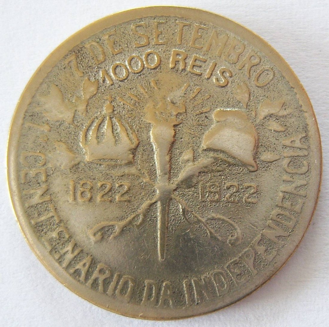  Brasilien 1000 Reis 1922   