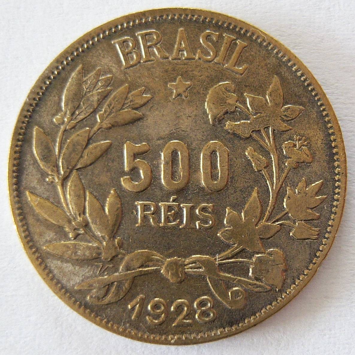  Brasilien 500 Reis 1928   