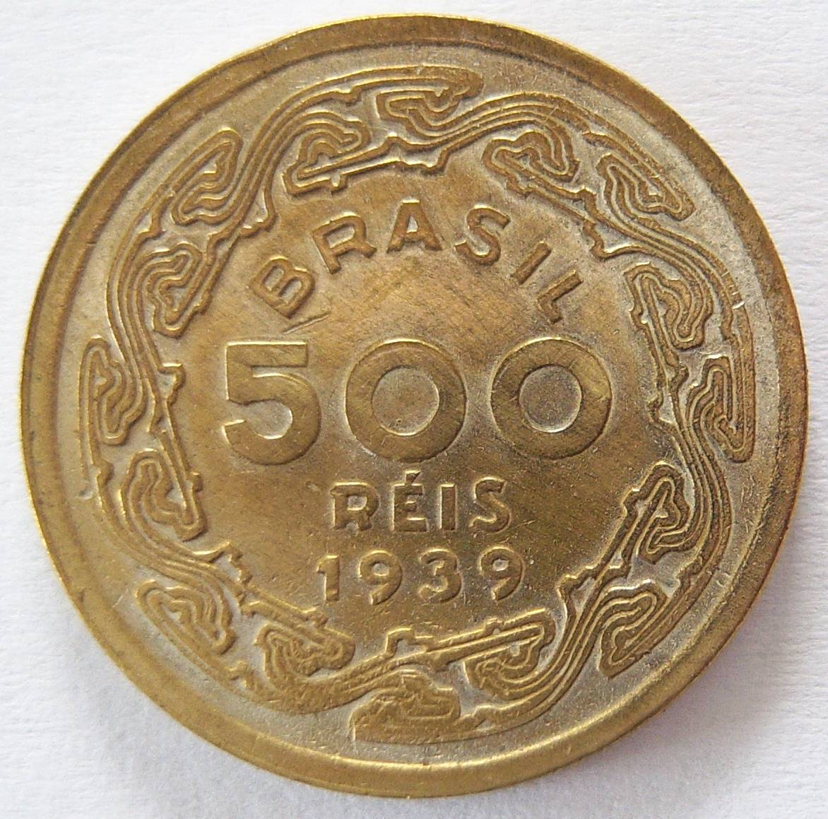  Brasilien 500 Reis 1939   