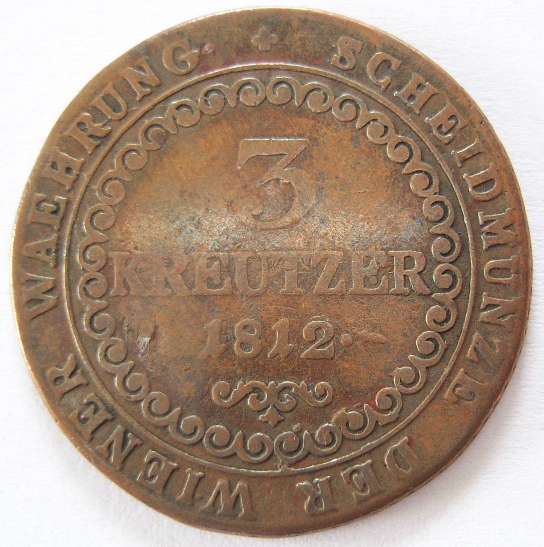  Österreich 3 Kreuzer 1812 B   