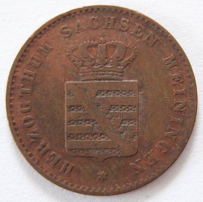  Sachsen Meiningen 2 Pfennig 1867   
