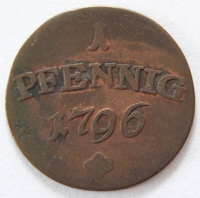  Sachsen Weimar Eisenach 1 Pfennig 1796   