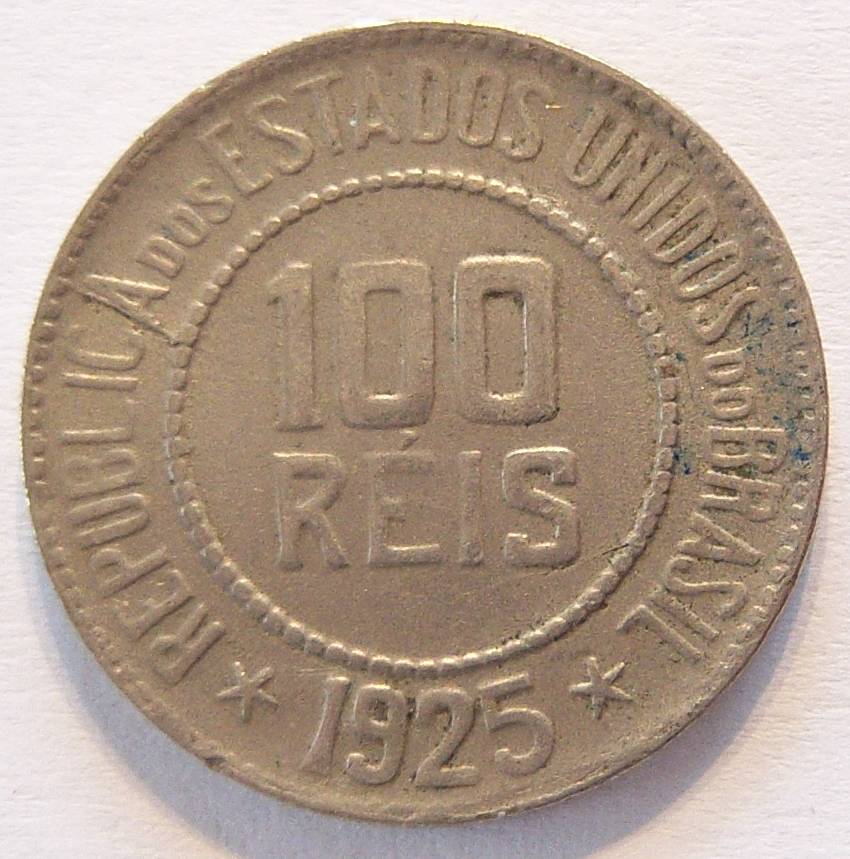  Brasilien 100 Reis 1925   