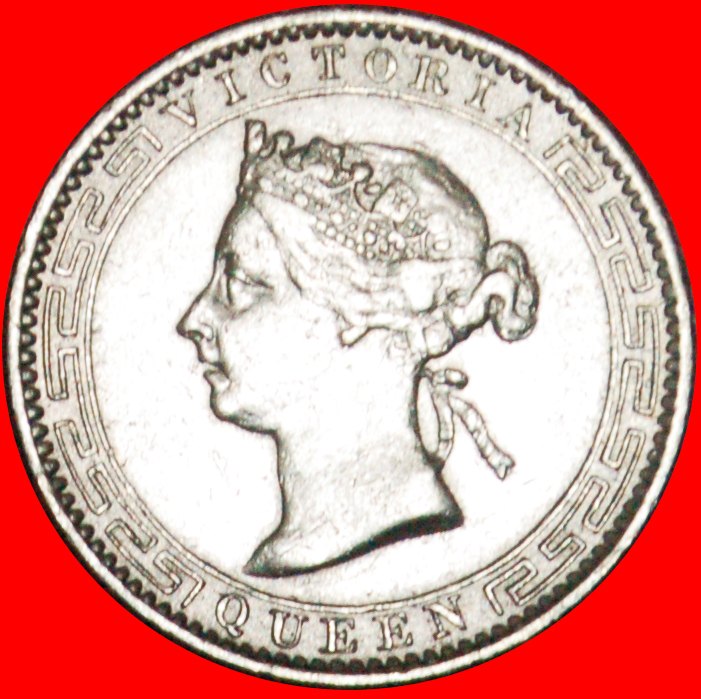  ~ SILBER TYP (1892-1900): CEYLON ★ 25 CENTS 1893! OHNE VORBEHALT!   